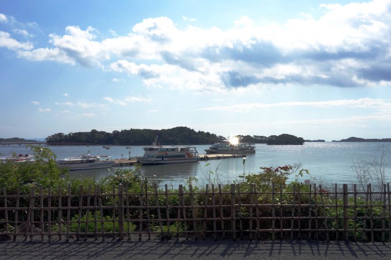 観瀾亭から見た松島