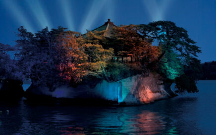 松島五大堂ライトアップ イメージ画像